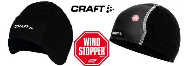 Велосипедные подшлемники Craft с WindStopper