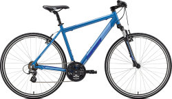 Велосипед Merida CROSSWAY 10-V silk sea blue silver-dark blue