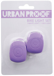 Мигалки передня + задня Urban Proof SILICON pastel violet