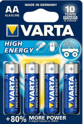 Батарейка VARTA HIGH ENERGY AA BLI 4 ALKALINE