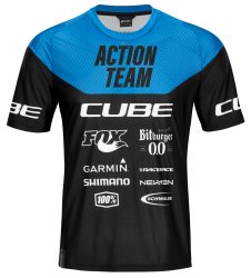 Джерси Cube Edge Round Neck Short Sleeve Jersey Actionteam black'n'blue