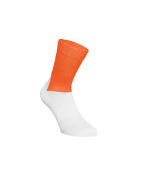 Носки велосипедные POC Essential Road Sock Zink Orange / Hydrogen White