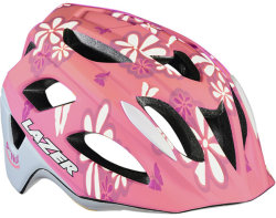 Шлем Lazer P’Nut розовые цветы