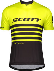 Джерси велосипедный Scott RC Team 20 желто-черный
