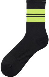Носки велосипедные Shimano Original Tall Socks черно-желтые