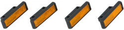 Светоотражатели Shimano SM-PD64 черно-оранжевые