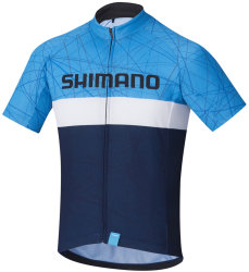 Джерси велосипедный Shimano Team 2 Short Sleeve Jersey синий