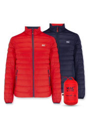 Куртка пуховая Mac in a Sac Polar Reversible Down Jacket Men navy/red
