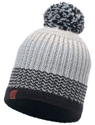 Шапка c помпоном Buff Knitted & Polar Hat Borae grey