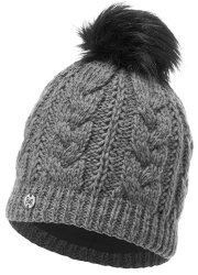 Шапка с помпоном Buff Knitted & Polar Hat Darla grey