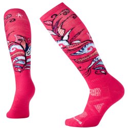   Smartwool PhD Ski Medium Pattern Socks (Potion Pink)
