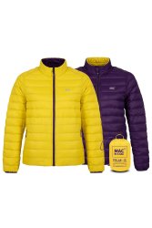 Куртка пуховая Mac in a Sac Polar Reversible Down Jacket Wms yellow/grape