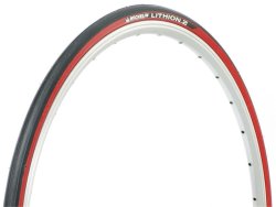 Покрышка Michelin Lithion.2 V2 700x23C черно-красная