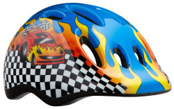 Шлем Lazer Max+ сине-желтый "гоночная машина"