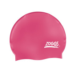 Шапочка для плавания Zoggs Silicone Plain, Pink