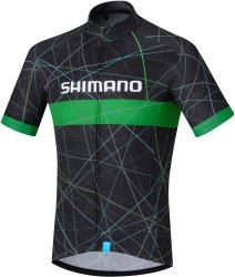 Джерси велосипедный Shimano Team 2 Short Sleeve Jersey черный