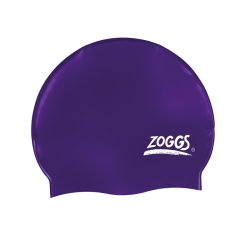 Шапочка для плавания Zoggs Silicone Plain,Violet