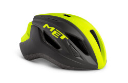 Шлем MET Strale Black Safety Yellow Panel/Matt