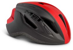 Шлем MET Strale Black/Red Panel (матовый)