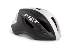 Шлем MET Strale Black/White Panel (матовый)