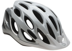 Велосипедный шлем Bell TRAVERSE white-silver