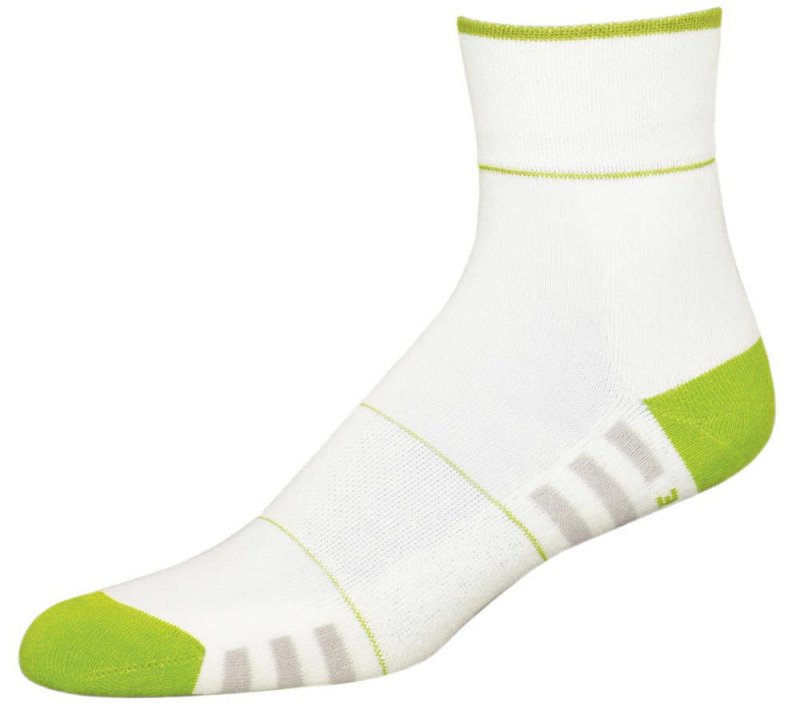 Шкарпетки INMOVE FITNESS DEODORANT white-green fd.white/green.36–38, fd.white/green.39–41