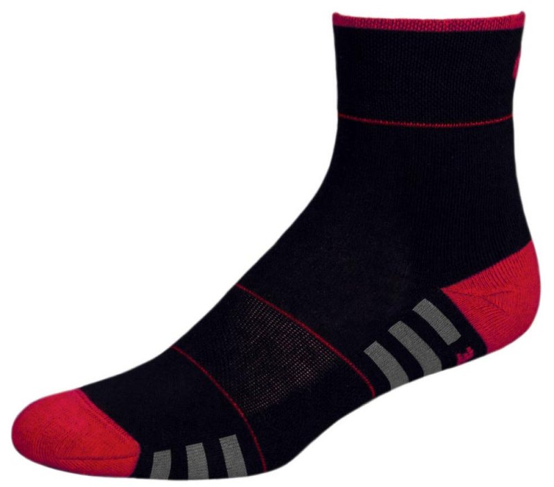 Шкарпетки INMOVE FITNESS DEODORANT black-red 36-38 black  red, fd.black/red.36–38, fd.black/red.39–41