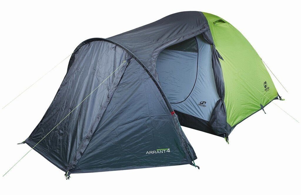 Палатка четырехместная Hannah Arrant 4 серо-зеленая 10003221HHX