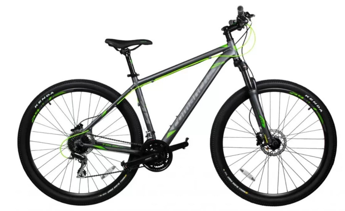 Велосипед Comanche Tomahawk 29 1.0 серо-зеленый CH100364, CH100361, CH100362