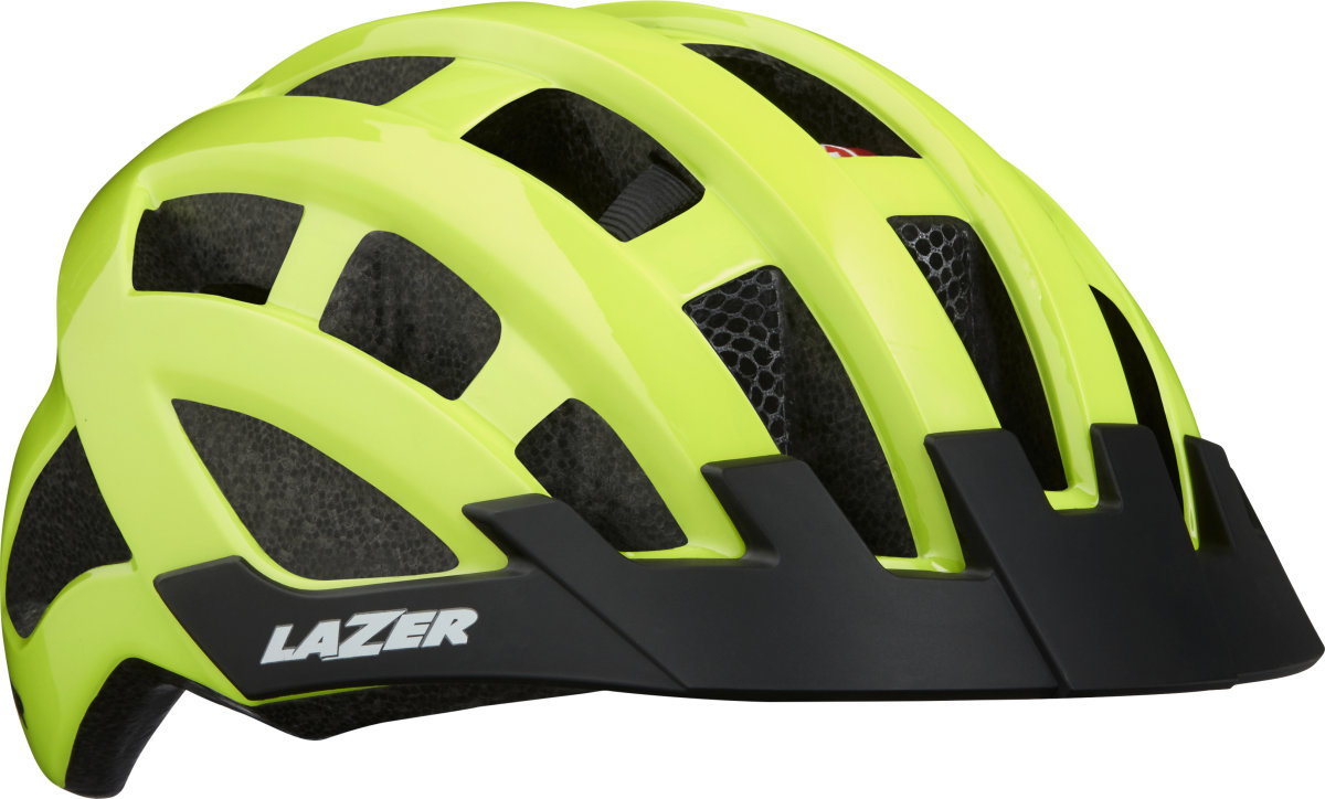 Шлем Lazer Compact DLX неоновый желтый (глянцевый) 3714095