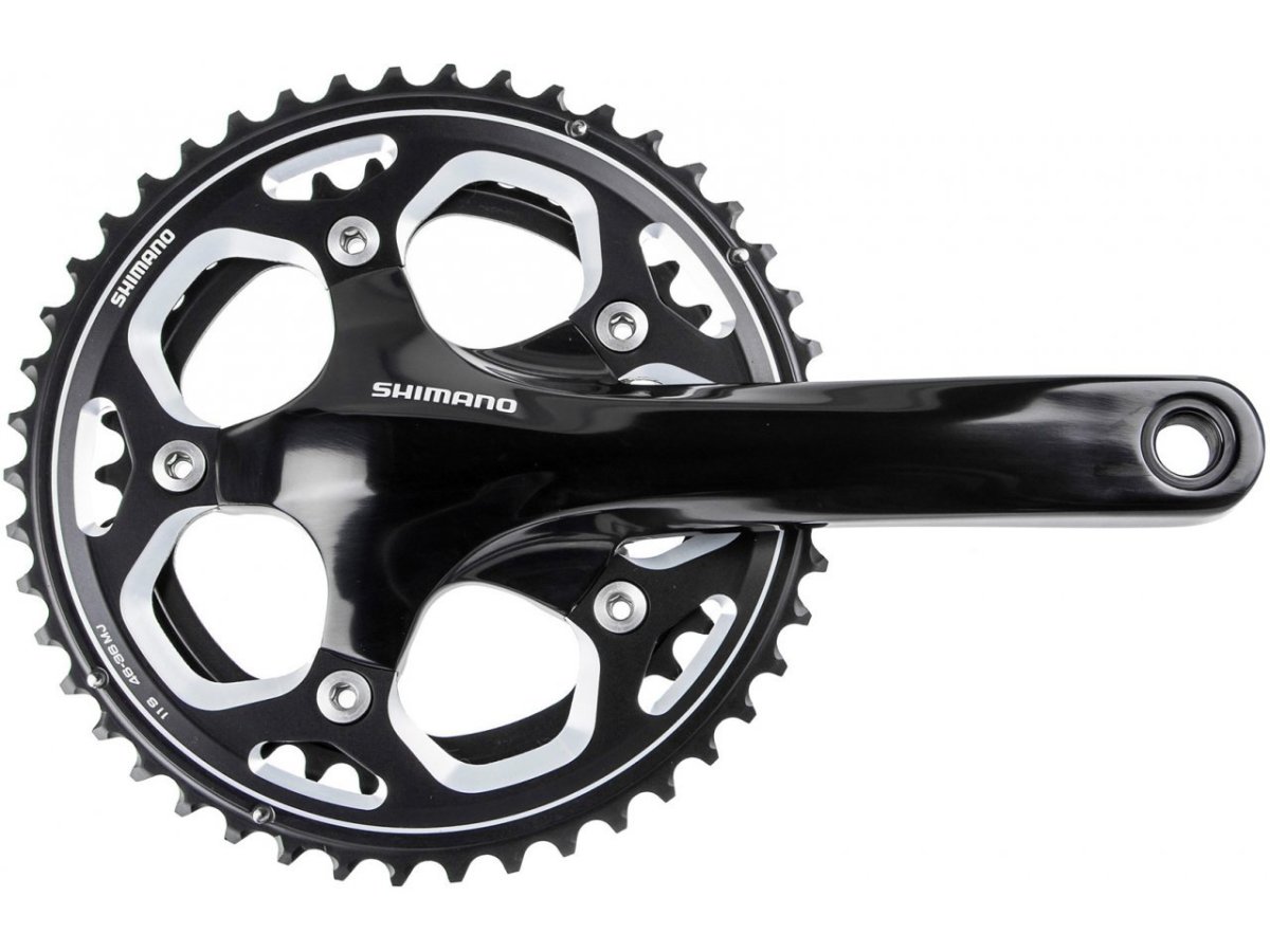Шатуны Shimano 105 FC-RS500 52Х36 172.5 мм черные Черный
