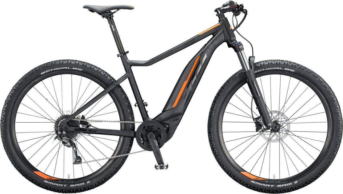 Электровелосипед KTM Macina Action 291 29" 500Wh black matt (black + orange glossy) 20426113