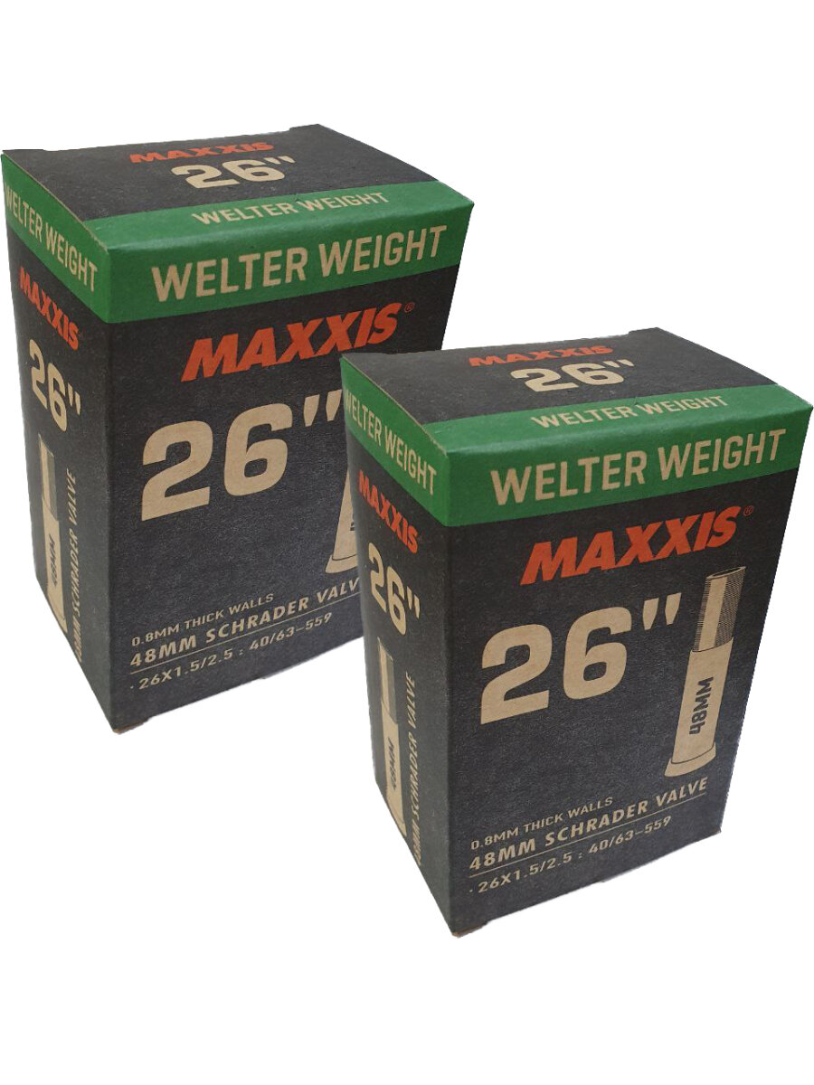 Камера велосипедная Maxxis Welter Weight 26x1.5/2.5 AV L=48mm EIB00137100