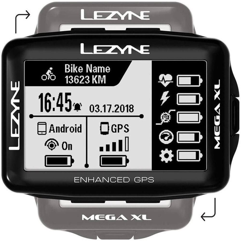 Компьютер Lezyne Mega XL GPS Smart Loaded черный 4712806 003739