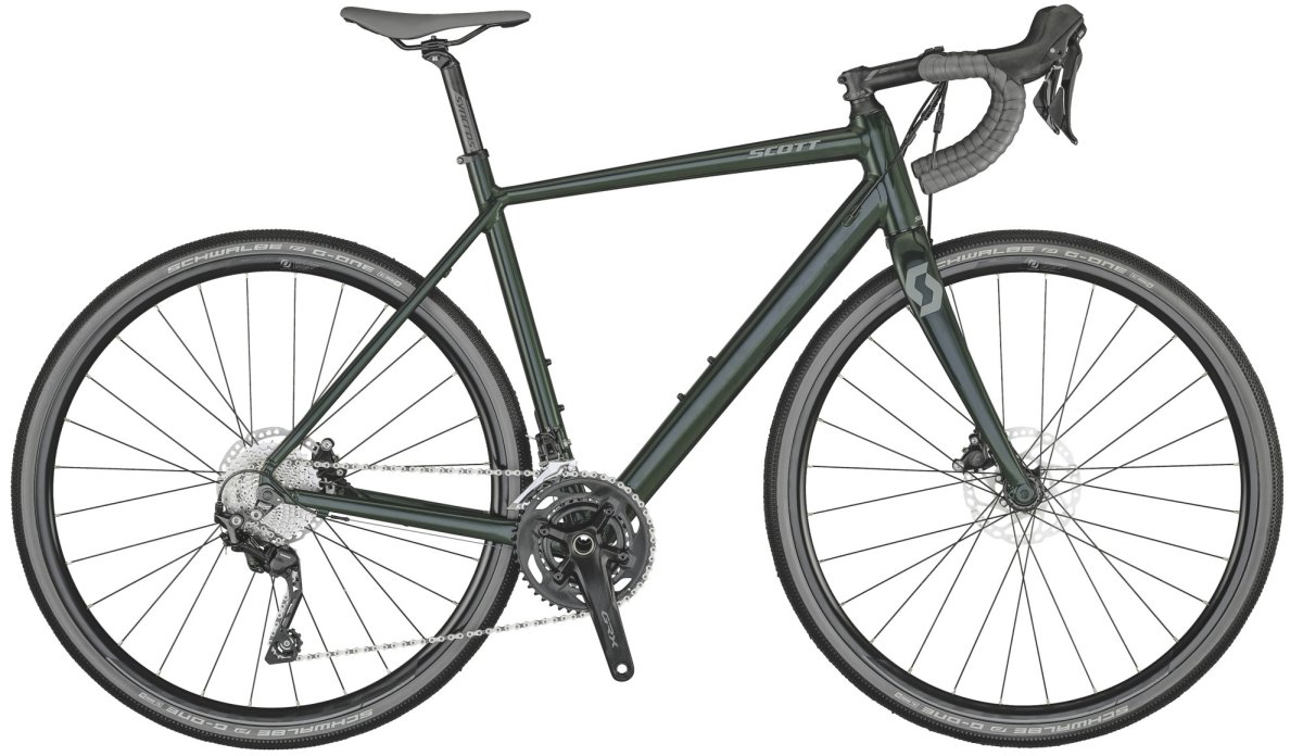 Велосипед Scott Speedster Gravel 30 green/light green 280655.023, 280655.024