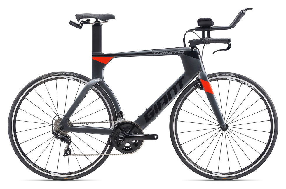 Велосипед Giant Trinity Advanced Pro Charcoal/Neon Red 2000015106, 2000015103, 2000015104