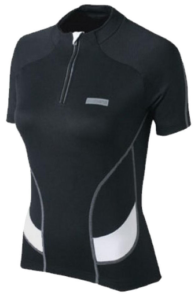 Джерси женский Shimano Dry-clim Short Sleeve Jersey черный CW0W203305-L, CW0W203305-XXL