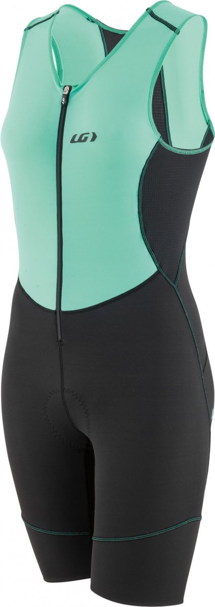 Велокостюм Garneau Women's Tri Comp Suit черно-зеленый 1058466 617 S, 1058466 617 M