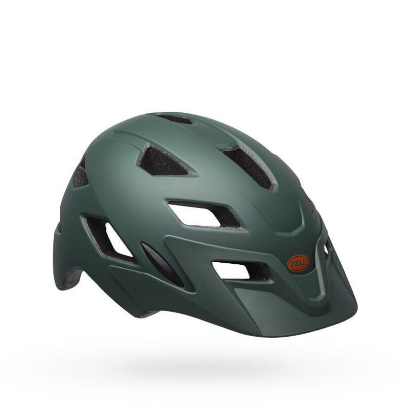 Велосипедный шлем Bell SIDETRACK YOUTH MATTE DARK GREEN/ORANGE 7101827SMP