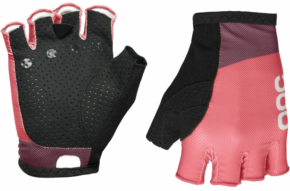 Перчатки POC Essential Road Mesh Short Glove черно-розовые PC 303711719LRG1, PC 303711719MED1