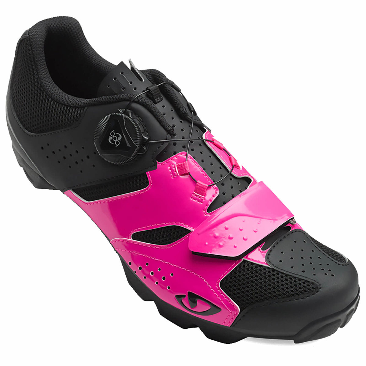 Велотуфли женские Giro Cylinder W черно-розовые 7089751, 7089752, 7089753