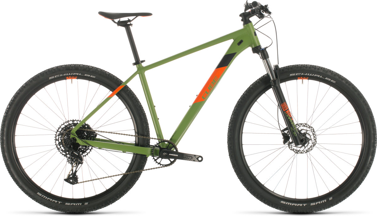 Велосипед Cube Analog 29 green'n'orange зелений VeloOnline