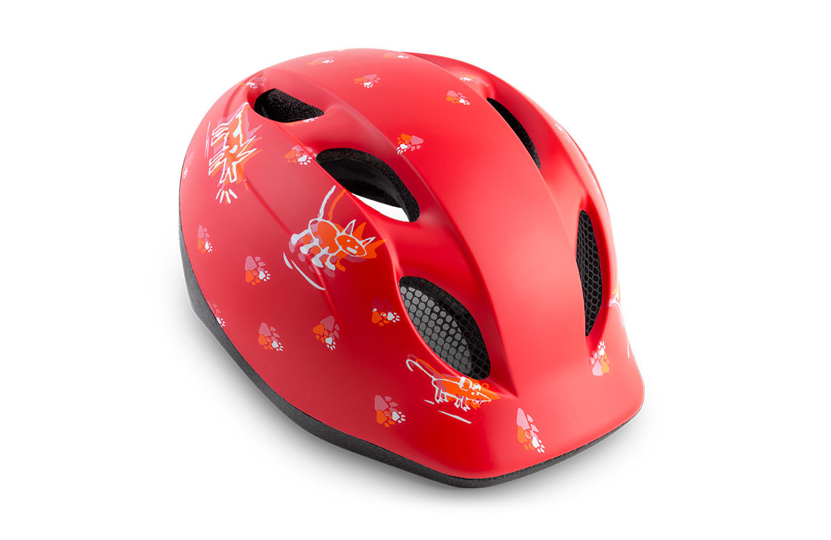 Шлем MET Super Buddy Red Animals (матовый) 3HELM 19 MO RS