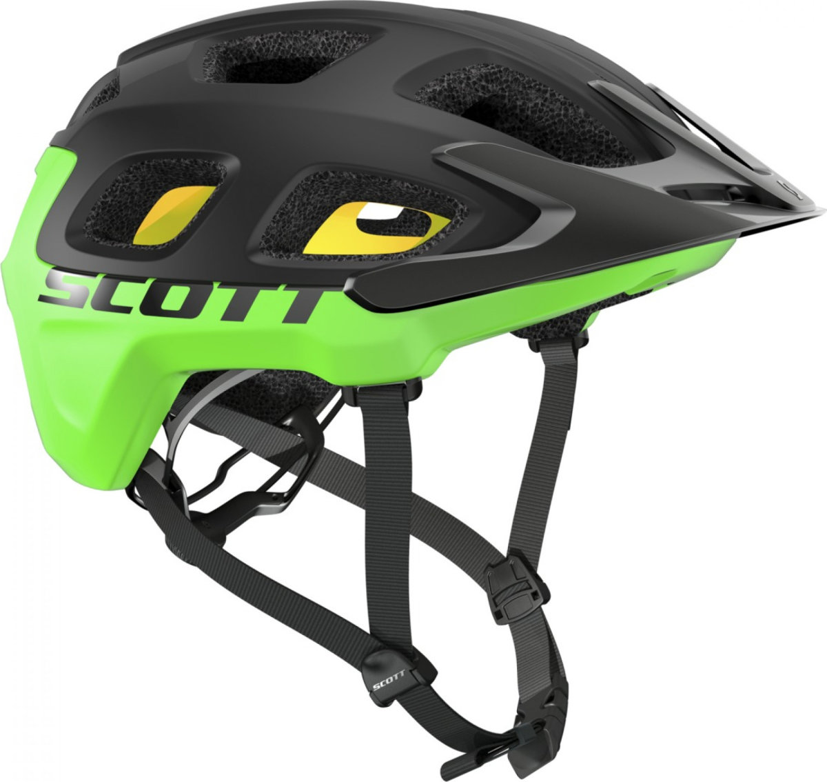 Шлем Scott Vivo Plus черно-салатовый 241070.3136.008
