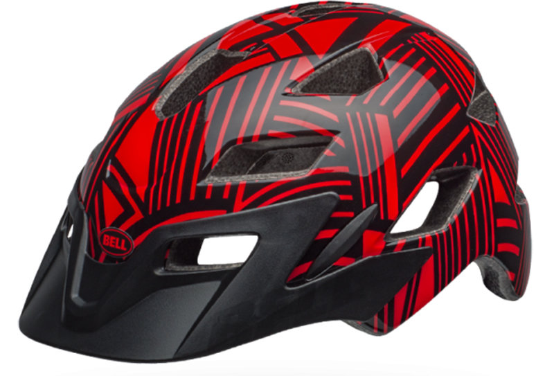 Велосипедный шлем Bell SIDETRACK YOUTH red-black seeker 7088377