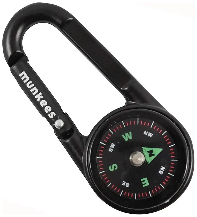 Брелок-компас Munkees Compass w/ Thermometer (Black) 3135-BK