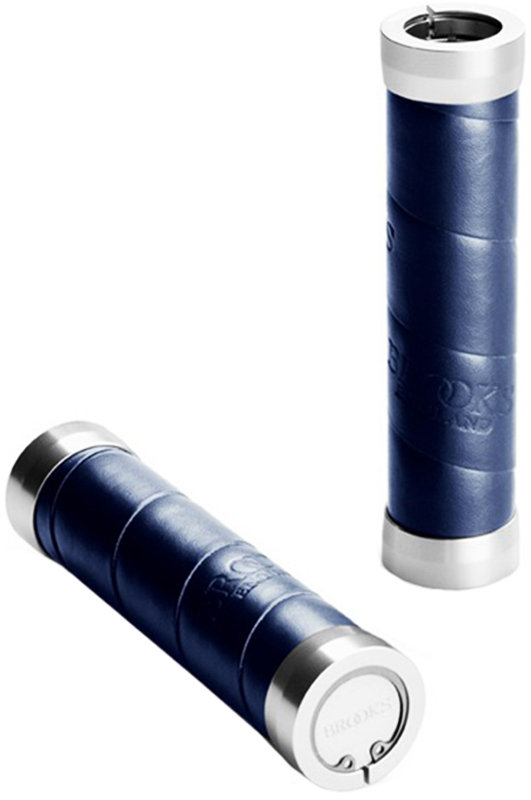 Ручки руля Brooks Slender Leather Grips royal blue 005576