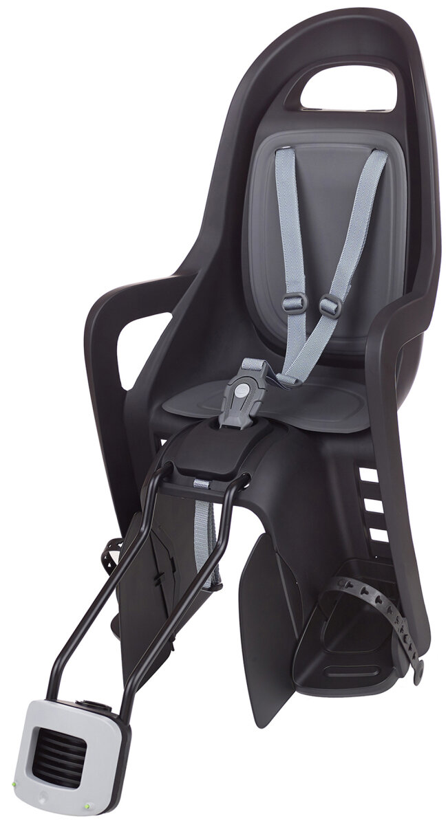 Детское велокресло Polisport Groovy Maxi FF 29 Black/Dark Grey 8406000011
