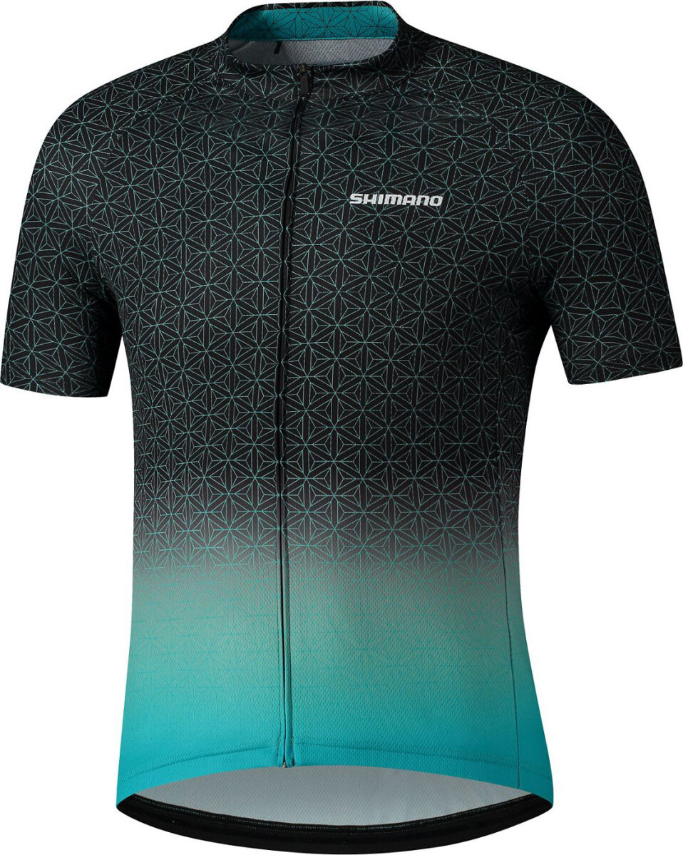 Джерси велосипедный Shimano Team Short Sleeve Jersey (Black/Green) PCWJSPSVE31ML1206, PCWJSPSVE31ML1207, PCWJSPSVE31ML1205