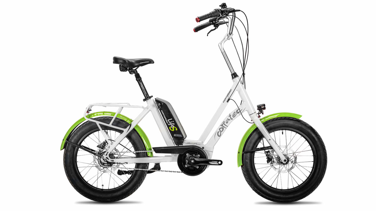 Електровелосипед Corratec LifeS AP4 бело/зелёный один размер BK26371-uniWG00